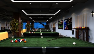 billiard club rectangle lighting fixtures