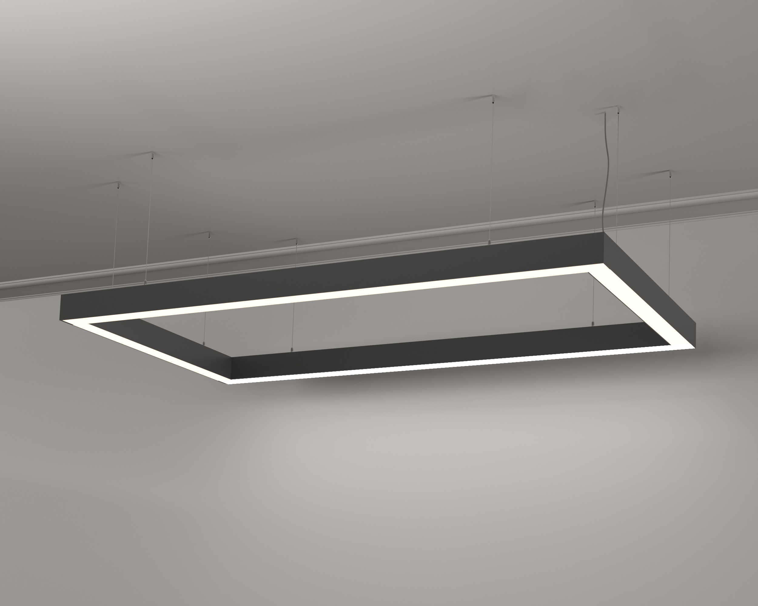 large rectangle lights for billiard club lighting